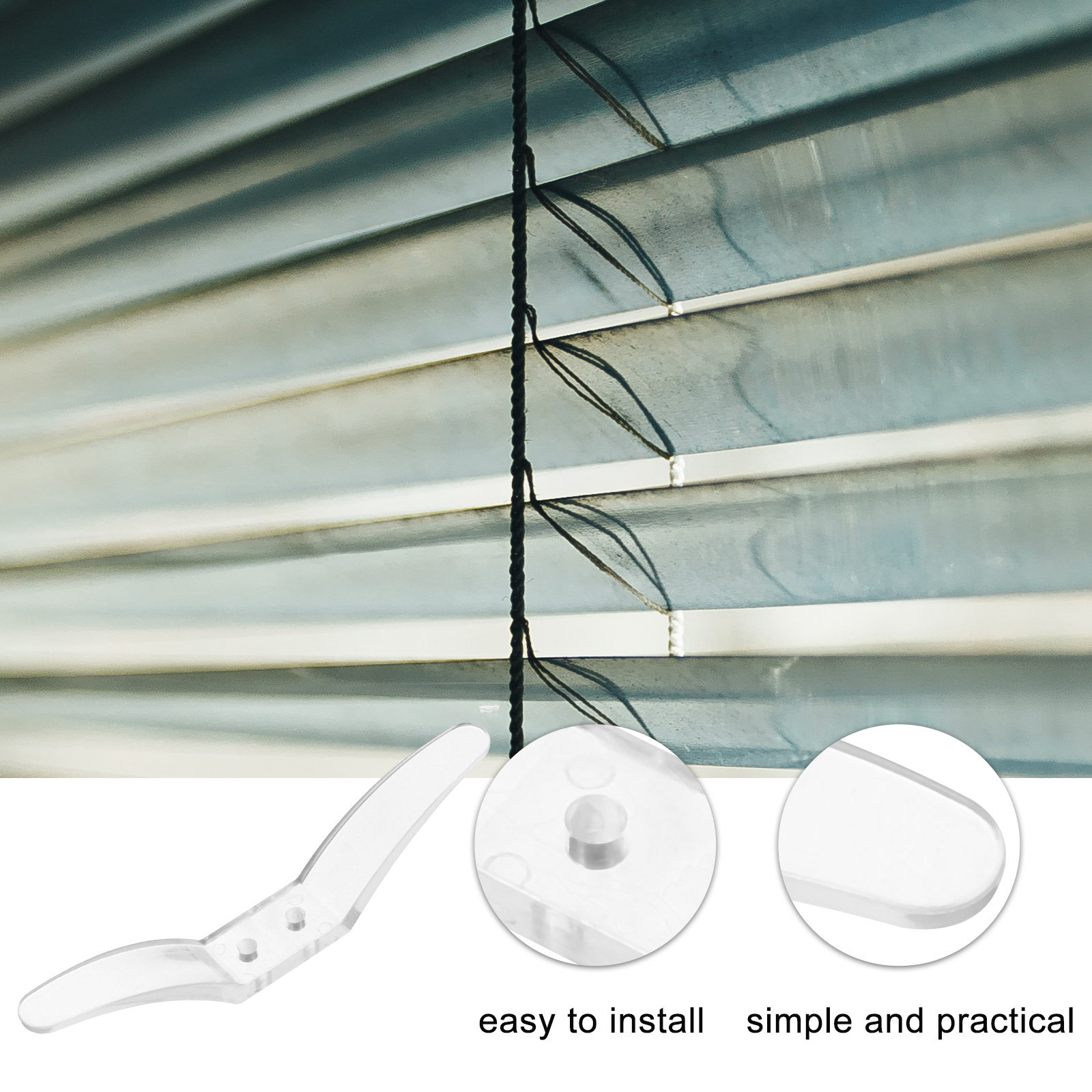 Roller Chain - 4Pcs Roller Blind Cord Winder Hooks