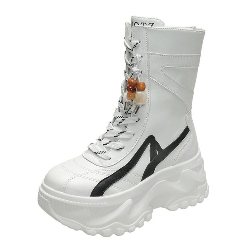 New Women 8CM Chunky Mid-Calf  - đánh giá và giá Motorcycle Chain
