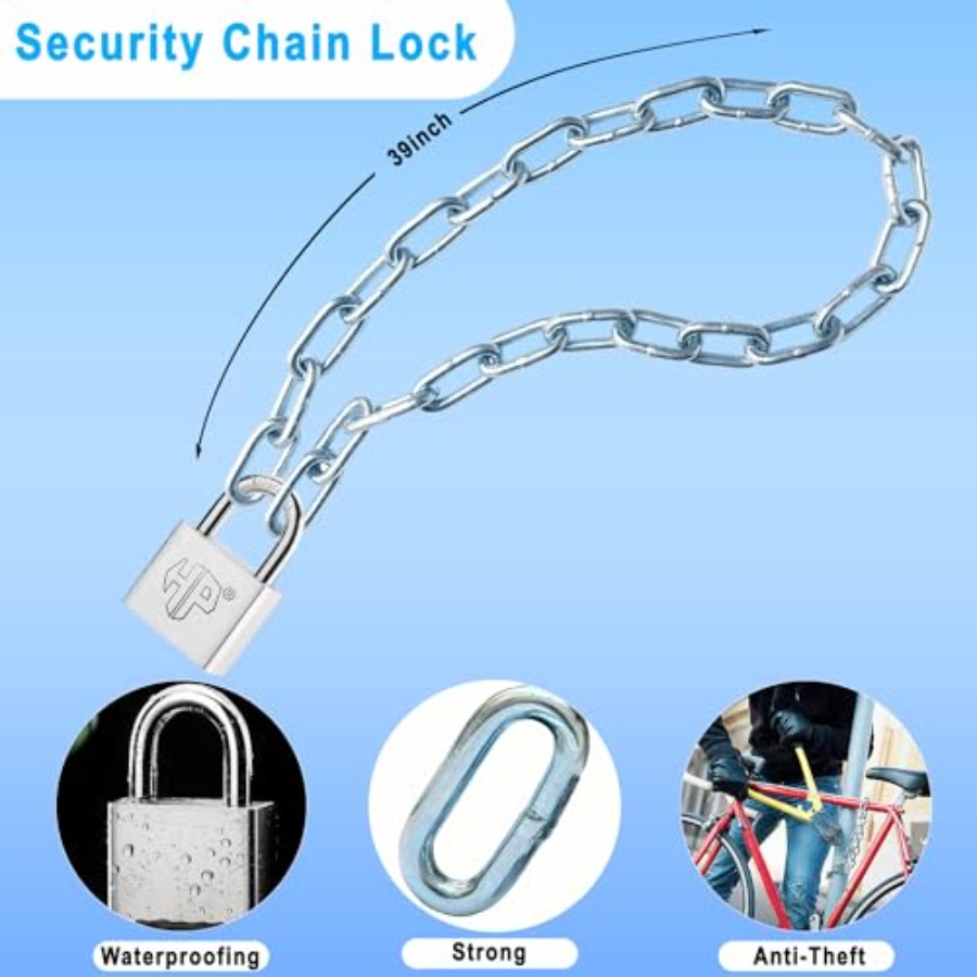 Heavy Duty 39 Inch 8mm Galvani - đánh giá và giá Bike Chain