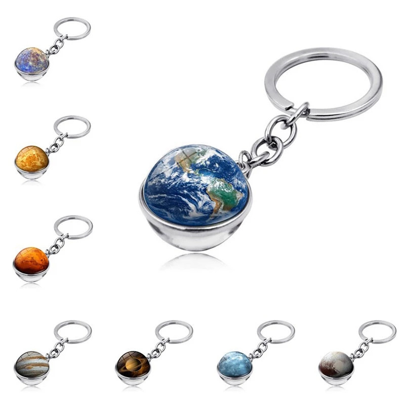 Glass Ball Car Key Chain Earth - đánh giá và giá Xcm Chain