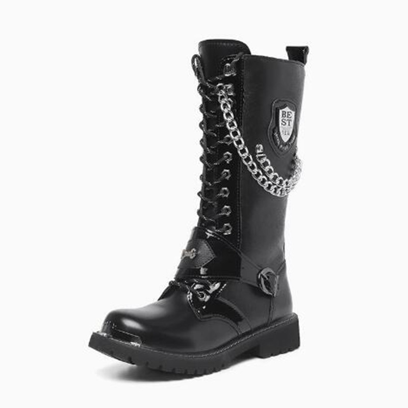 Men Fashion Motorcycle Boots M - đánh giá và giá Motorcycle Chain
